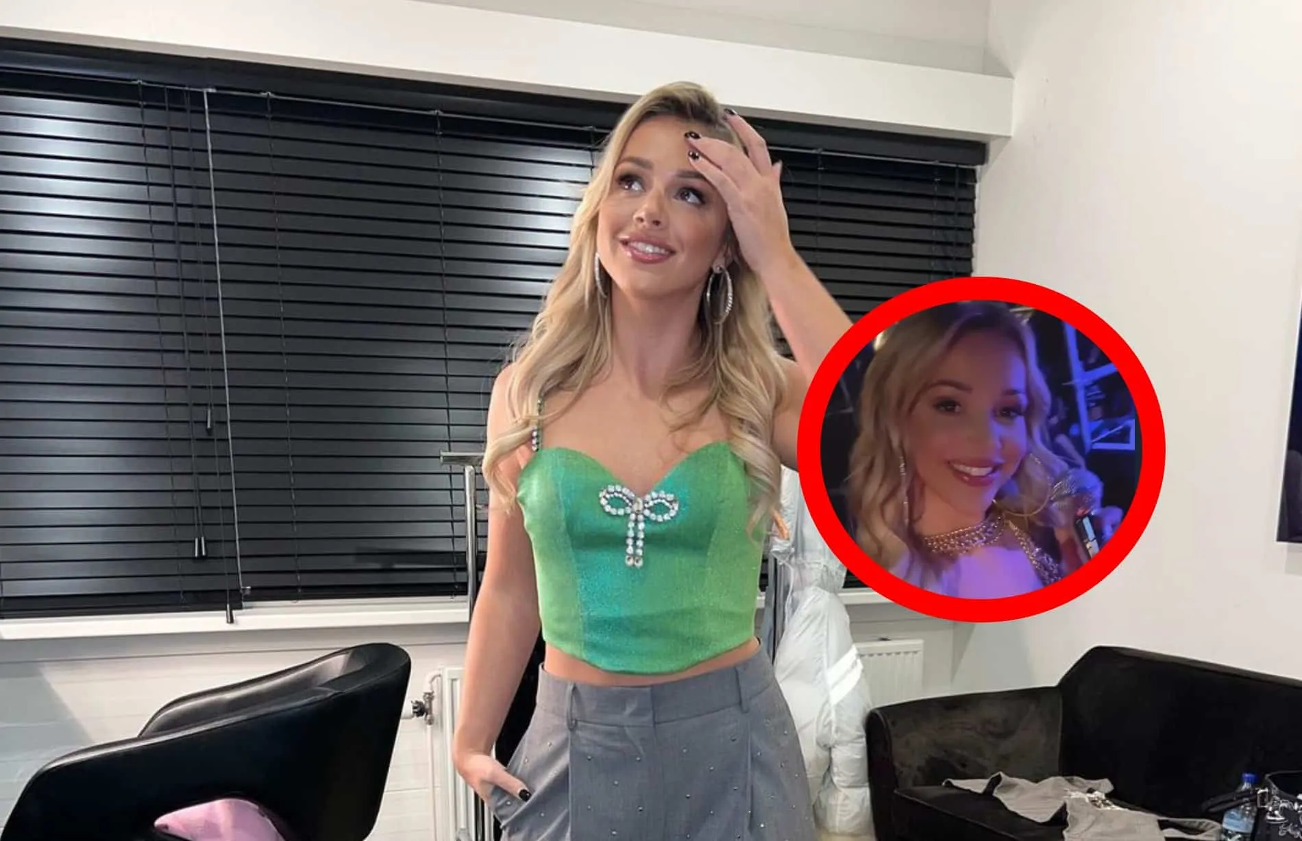 emma heesters in gewaagde outfit