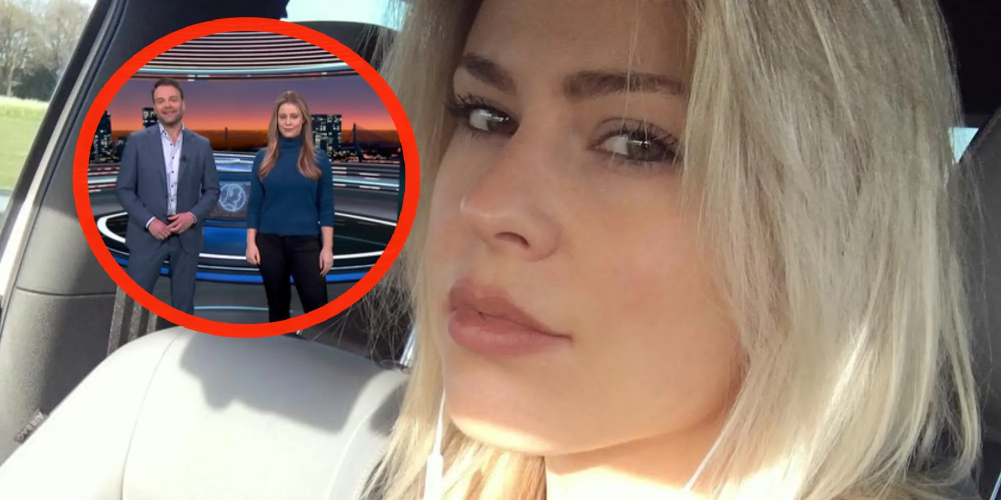 Foto: Celine Huijsmans laat kijker smullen tijdens Hart van Nederland