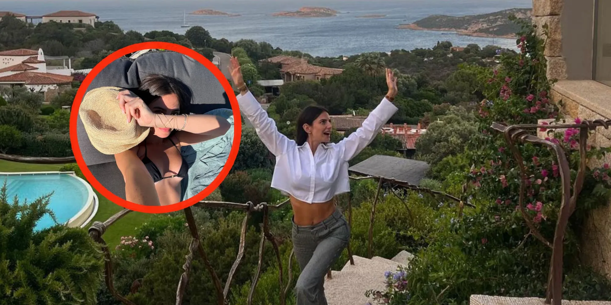 foto kelly piquet maakt snelle selfie terwijl ze bijna uit haar topje floept