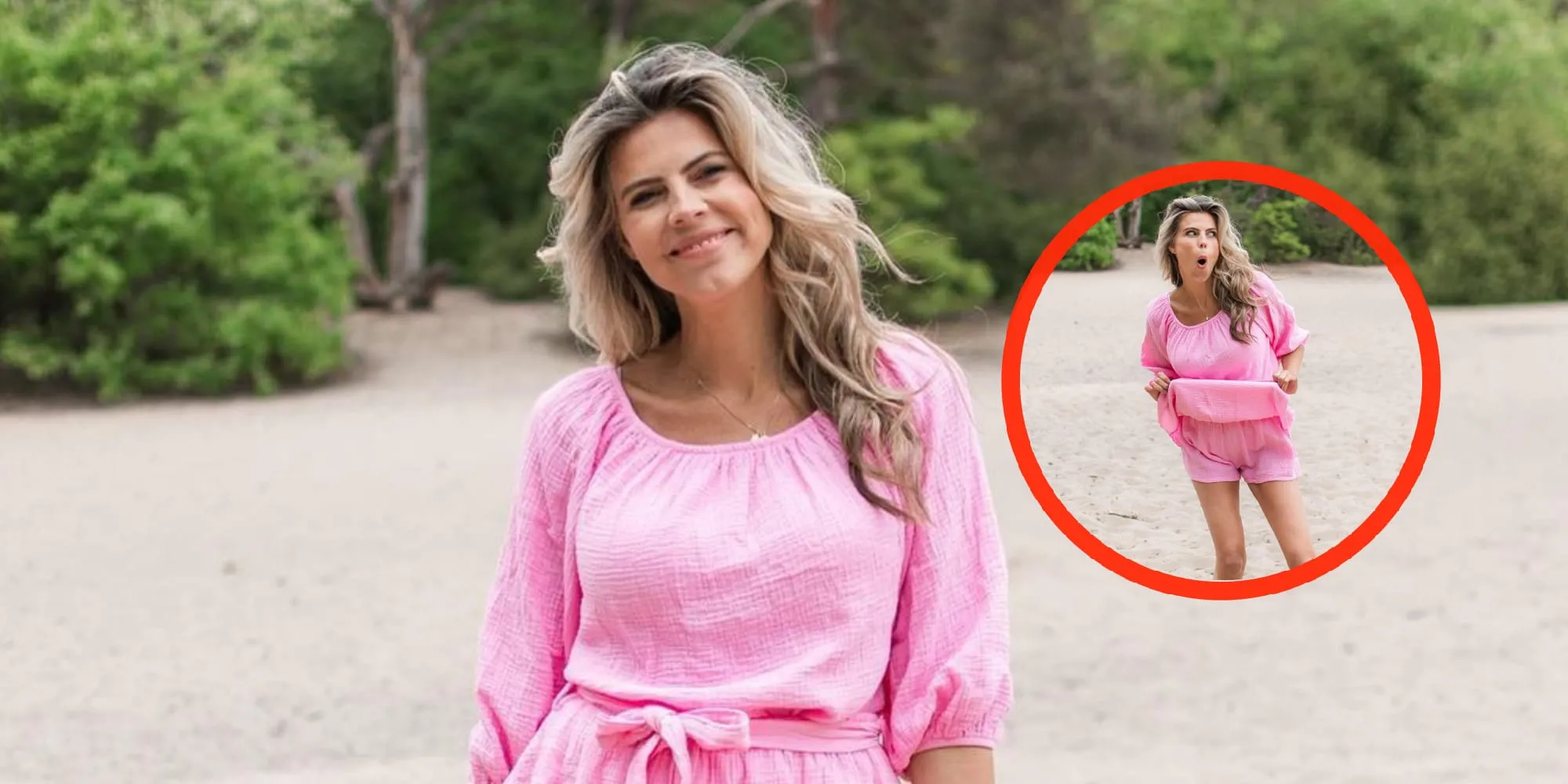 foto kim kotter lift zonder zorgen zomaar haar rokje omhoog