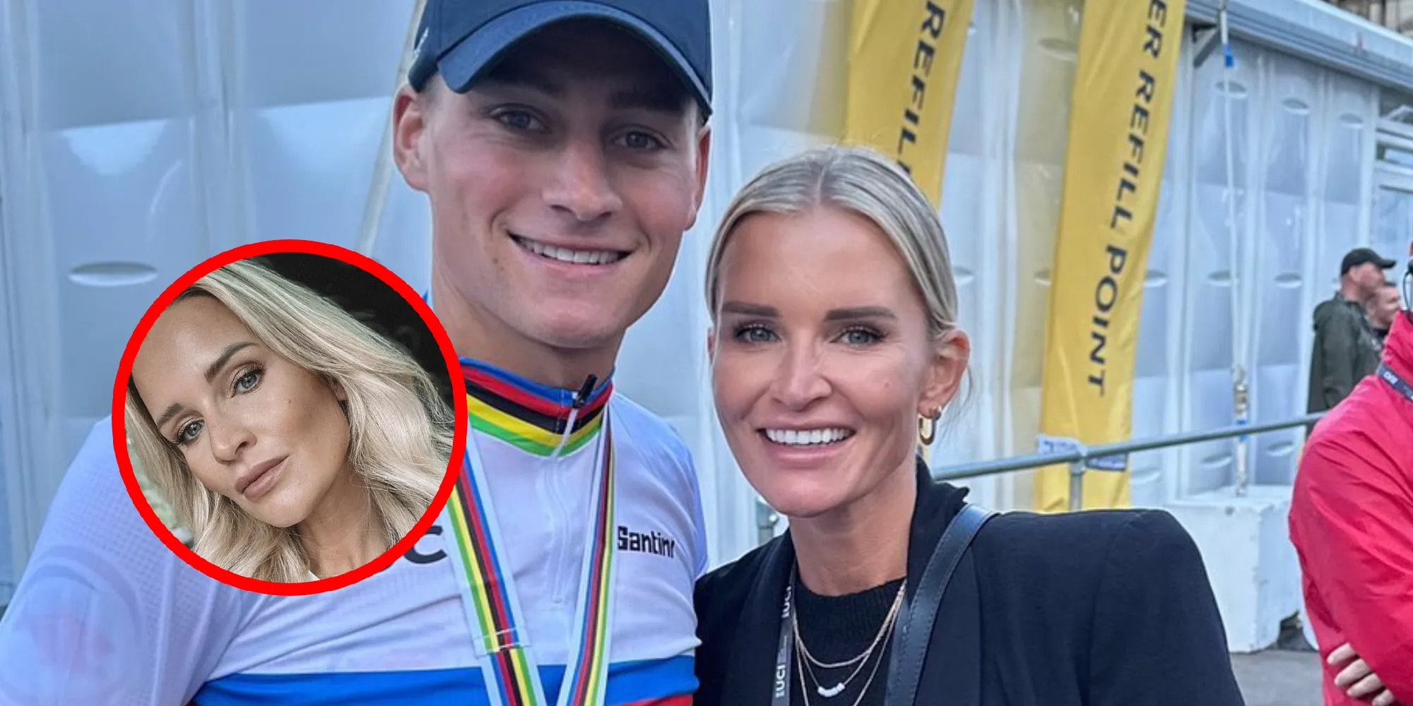 foto mathieu van der poel remt alleen voor zijn beeldschone vriendin roxanne bertels