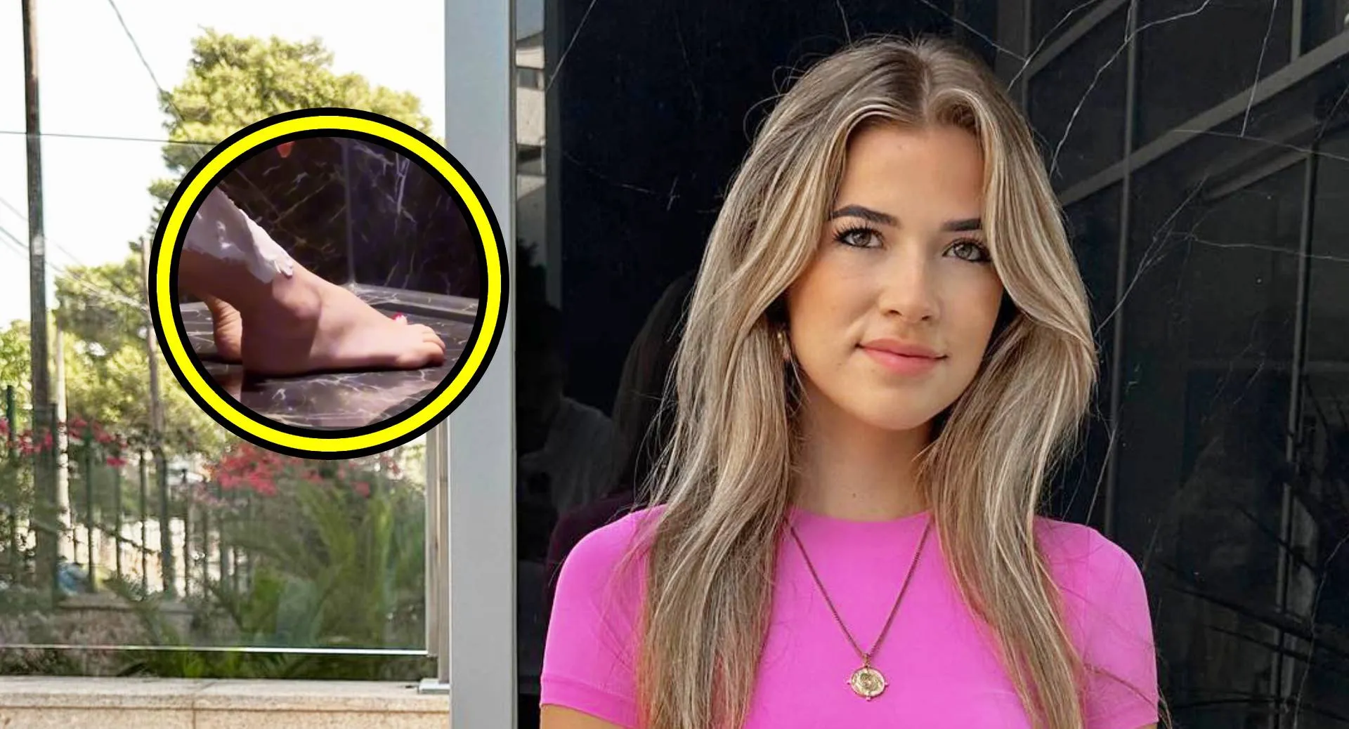 Video: Jade Anna laat fans gratis smullen van haar glibberige teentjes