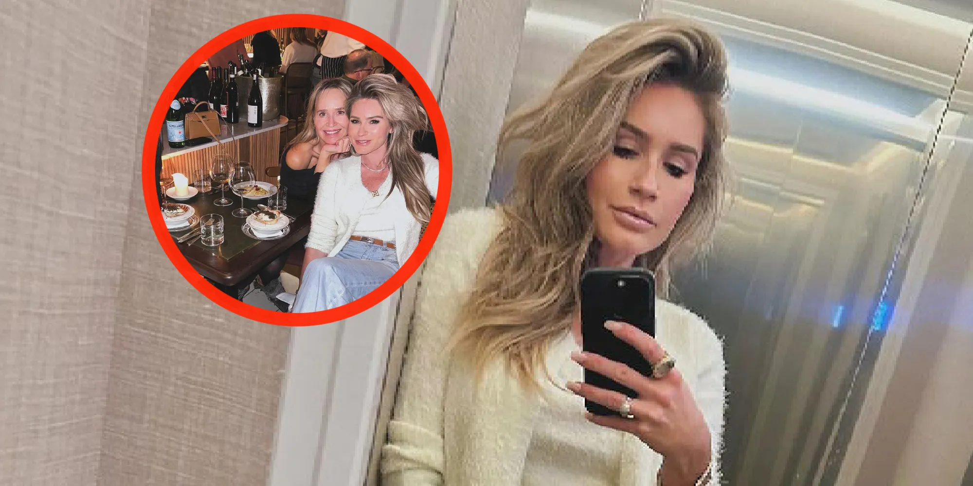 video nikkie plessen filmt zichzelf in de lift met zeer kort truitje 1