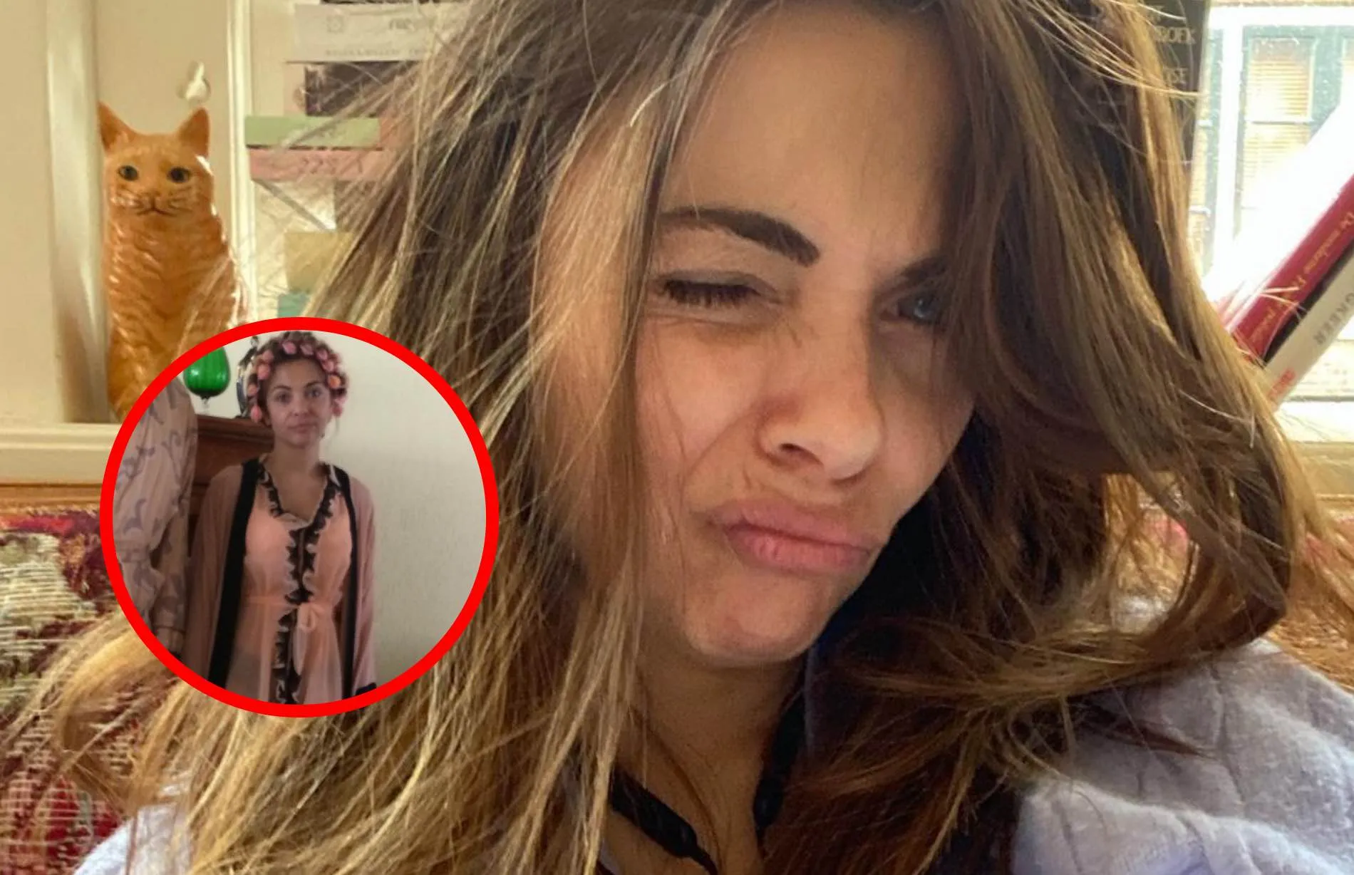 Foto: Georgina Verbaan verwent volgers met foto in piepklein jurkje