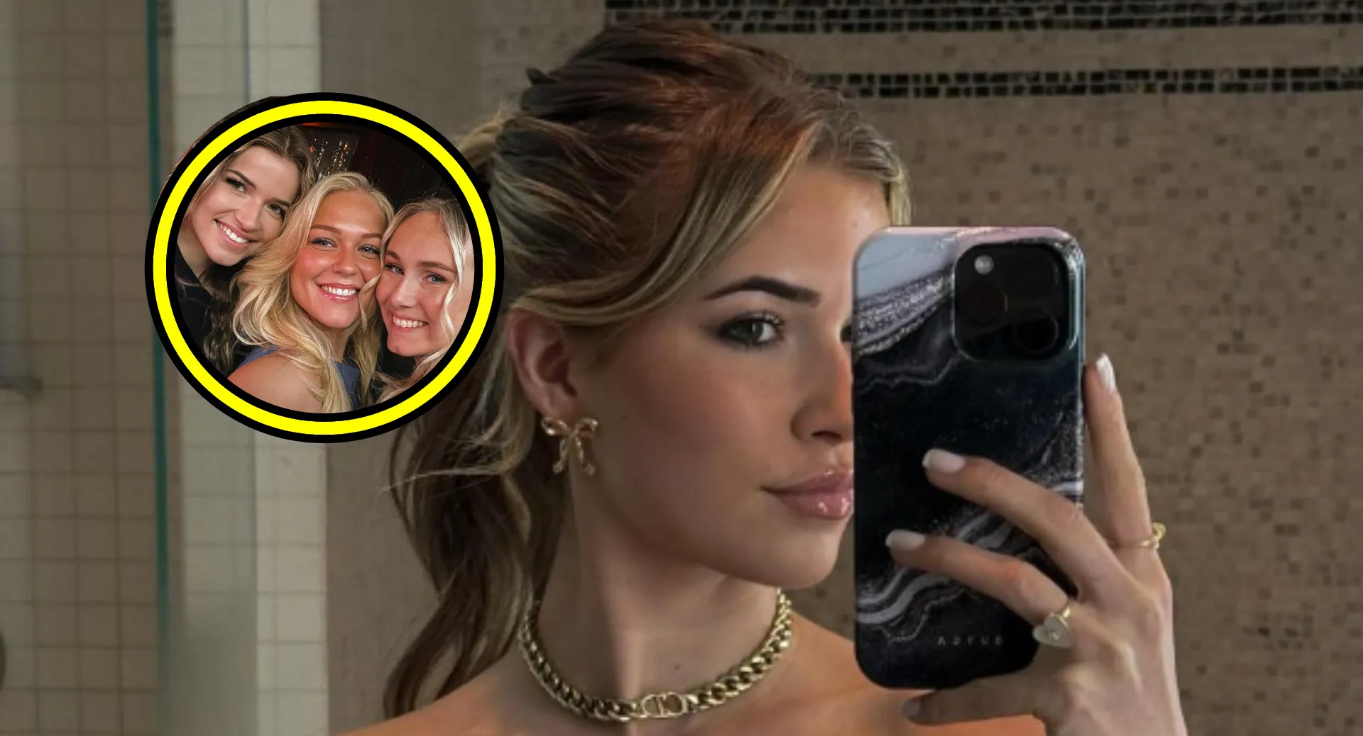 Heerlijk: Jade Anna en Myron Koops nemen Marijn Kuipers vol in de sandwich (foto's!)