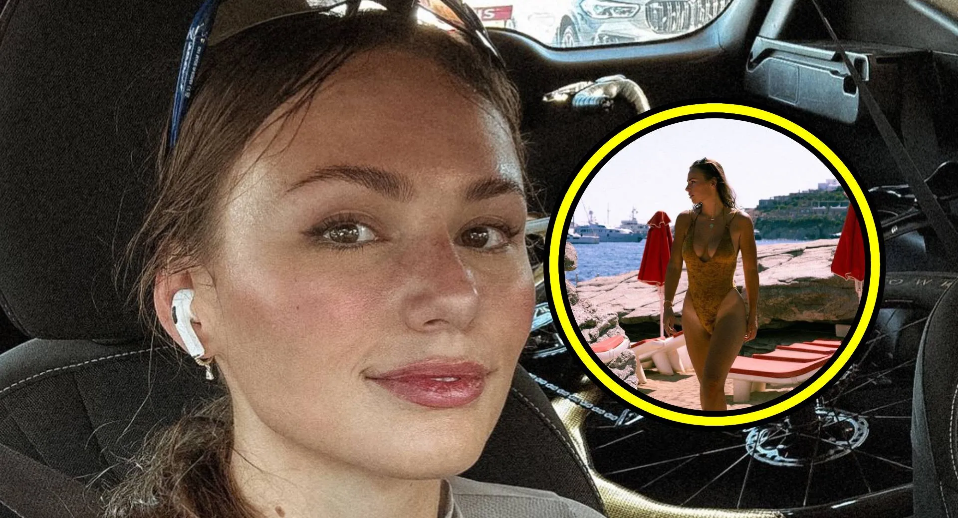 Puck Moonen ontvlucht Nederland voor warm oord en toont daar haar goddelijke figuurtje in mini-badkleding (foto!)