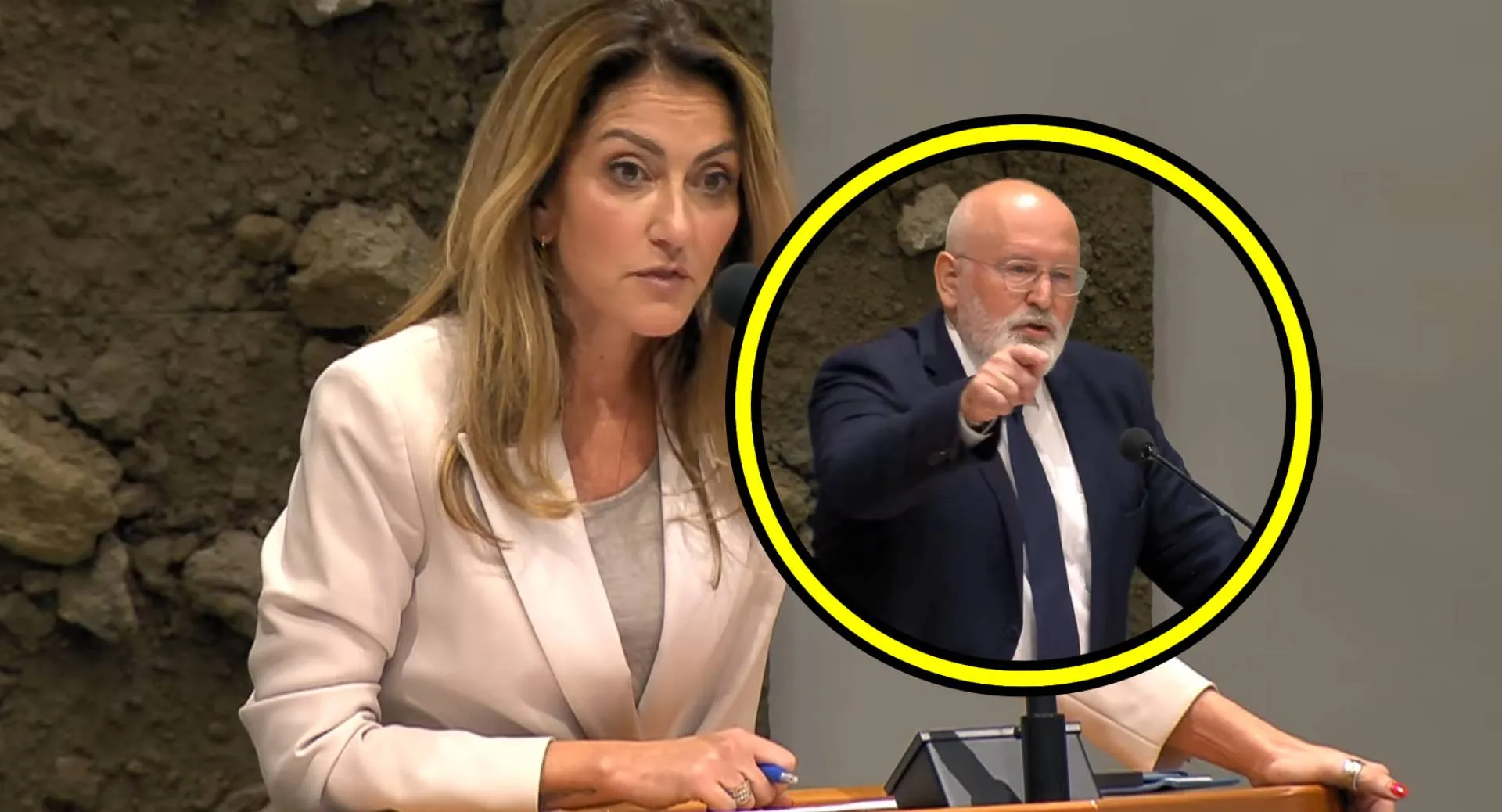 Dilan Yeşilgöz is alle schaamte voorbij en maakt Frans Timmermans volslagen belachelijk met goedkope video