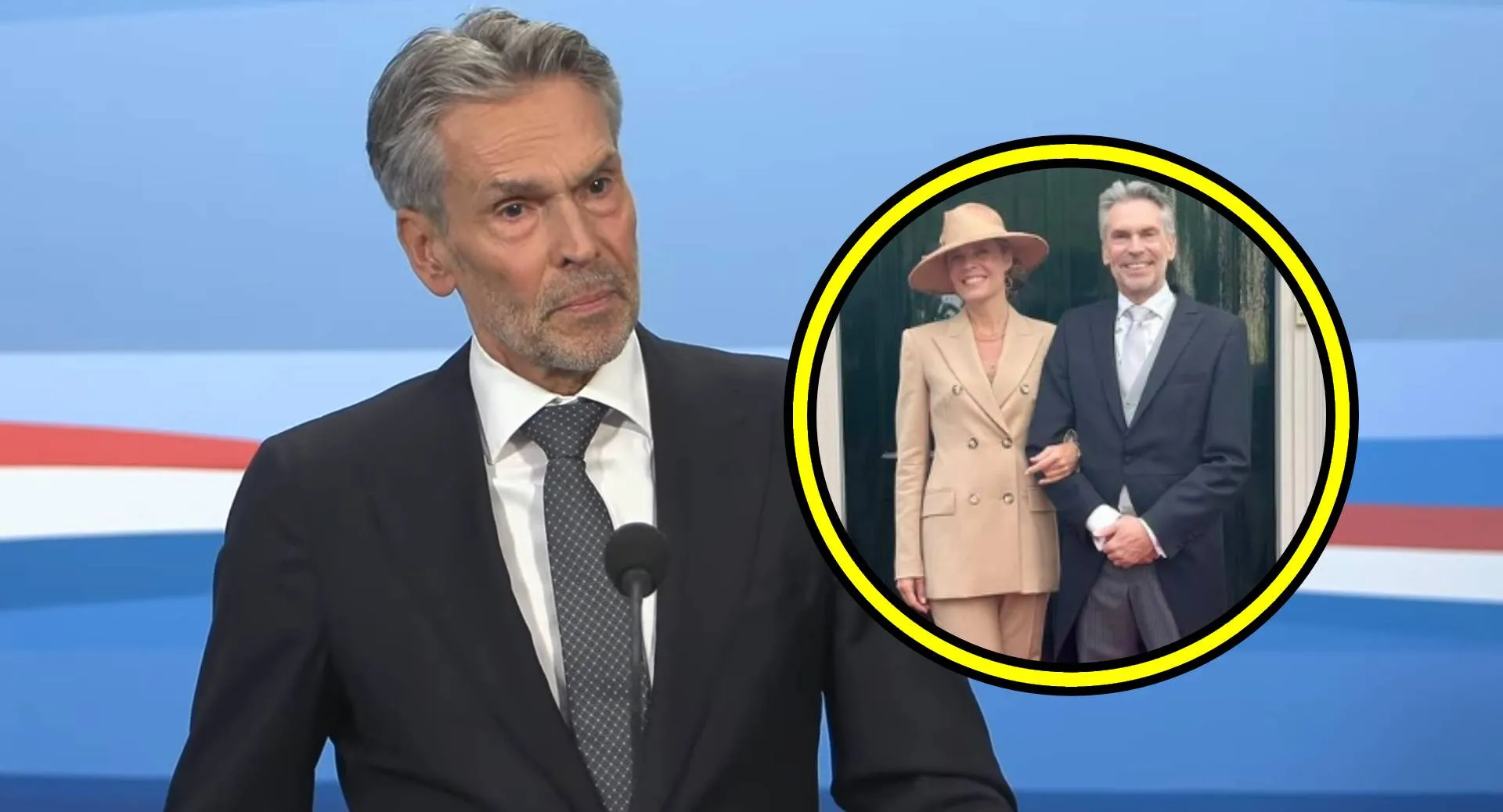 Dick Schoof moet vechten voor aandacht naast zijn oogverblindende vrouw Loes Meurs (foto!)