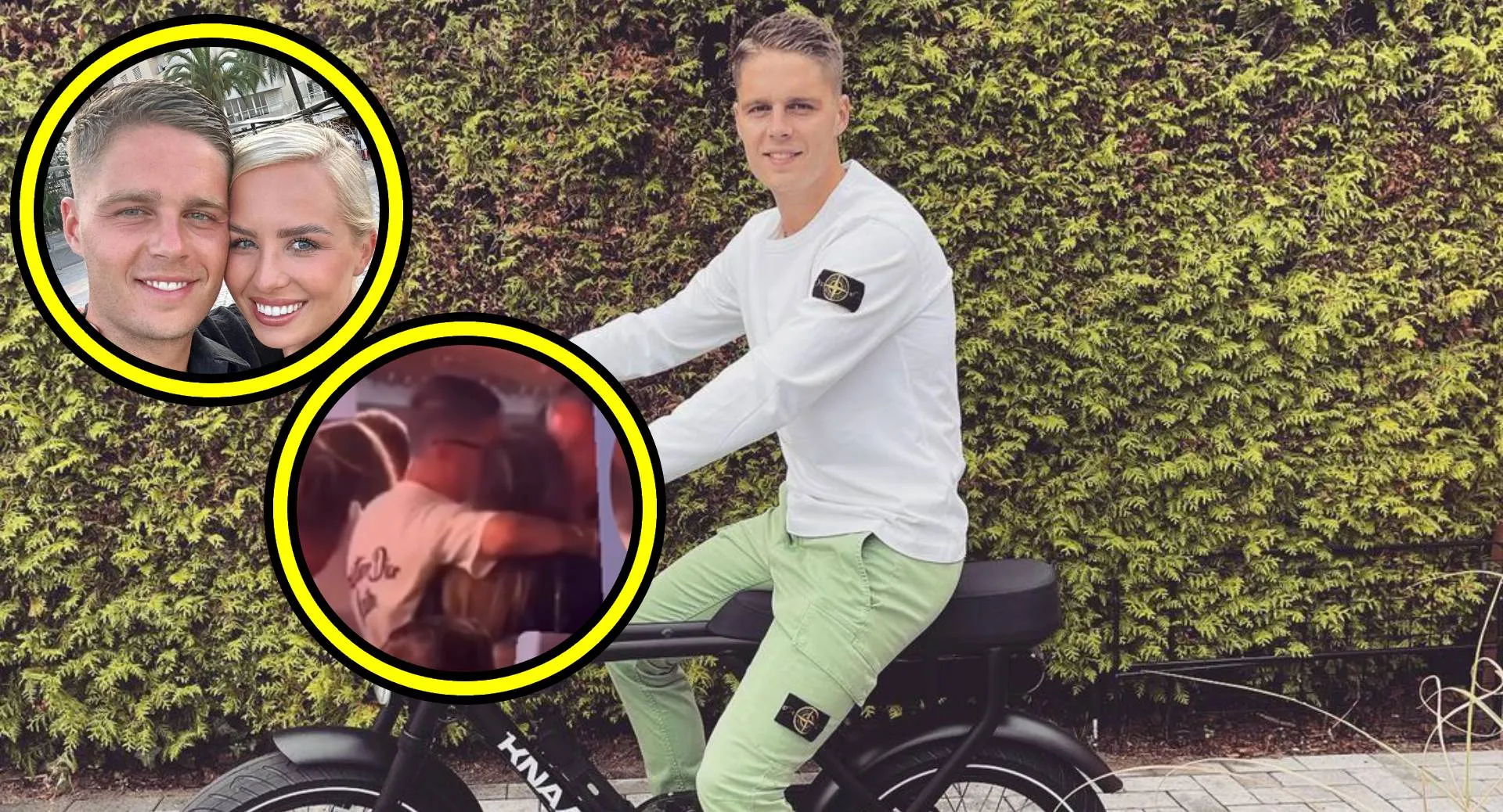 PSV'er Joey Veerman hoopt dat zijn vriendin deze stiekeme video van Ibiza-trip niet te zien krijgt