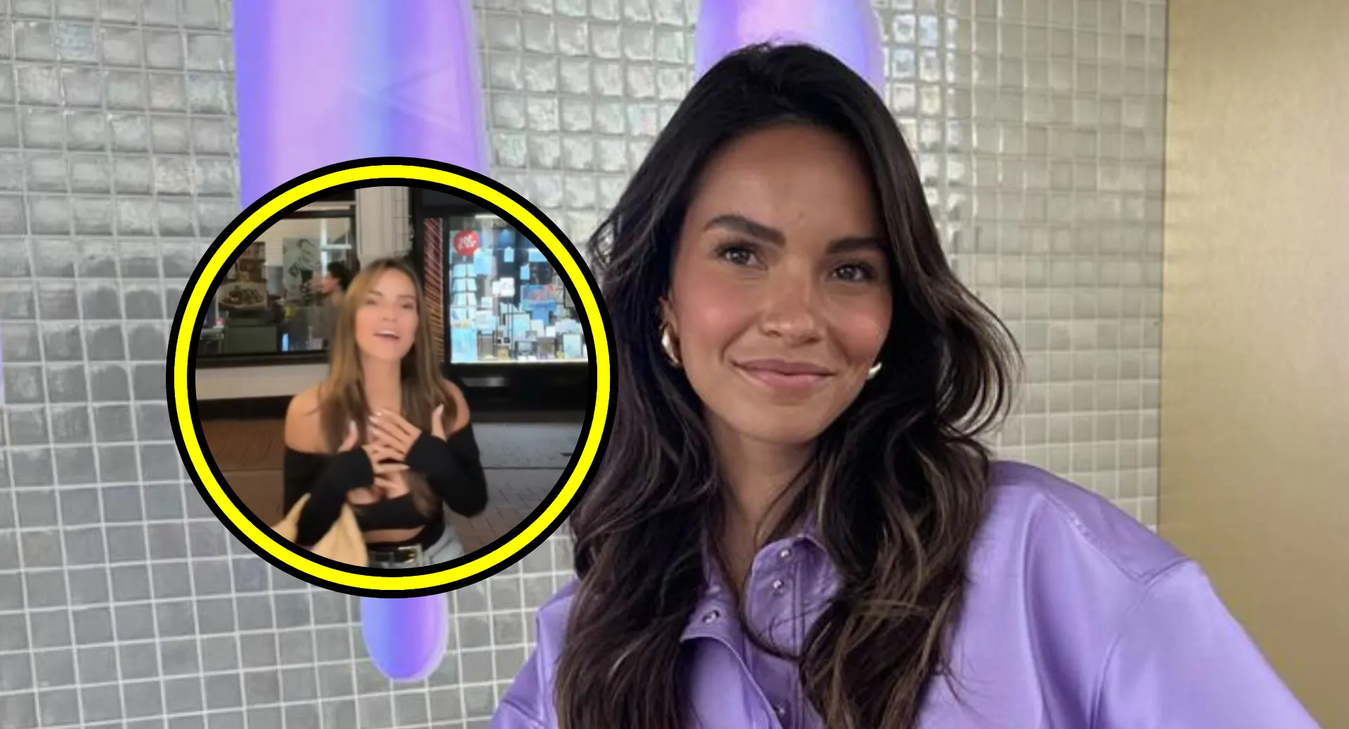 Monica Geuze laat haar gigantische knotsen midden op straat bijna uit shirtje vallen (video!)