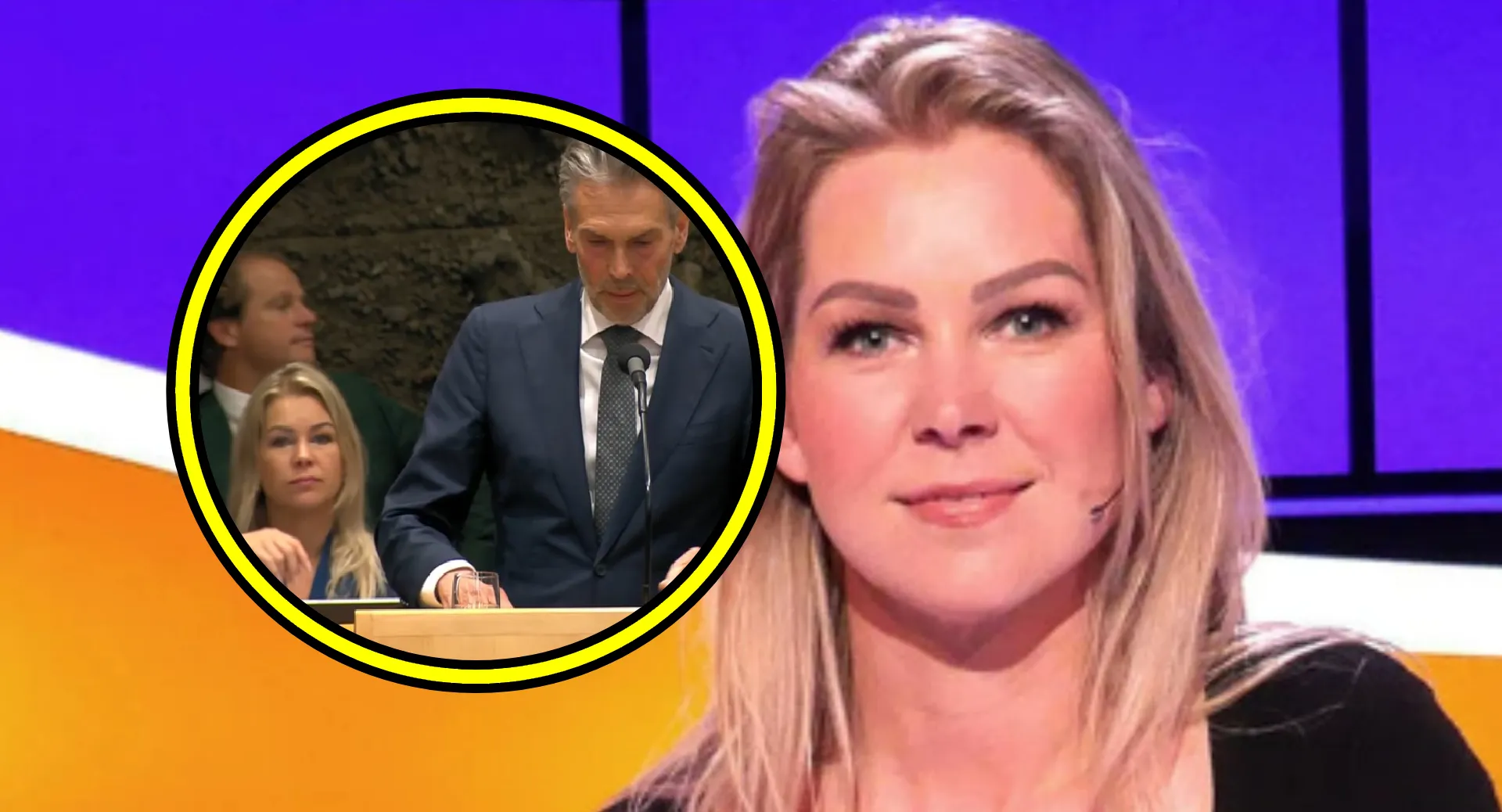 Niemand heeft oog voor Premier Dick Schoof dankzij minister Femke Wiersma: "Wie is dat blondje achter Schoof?"