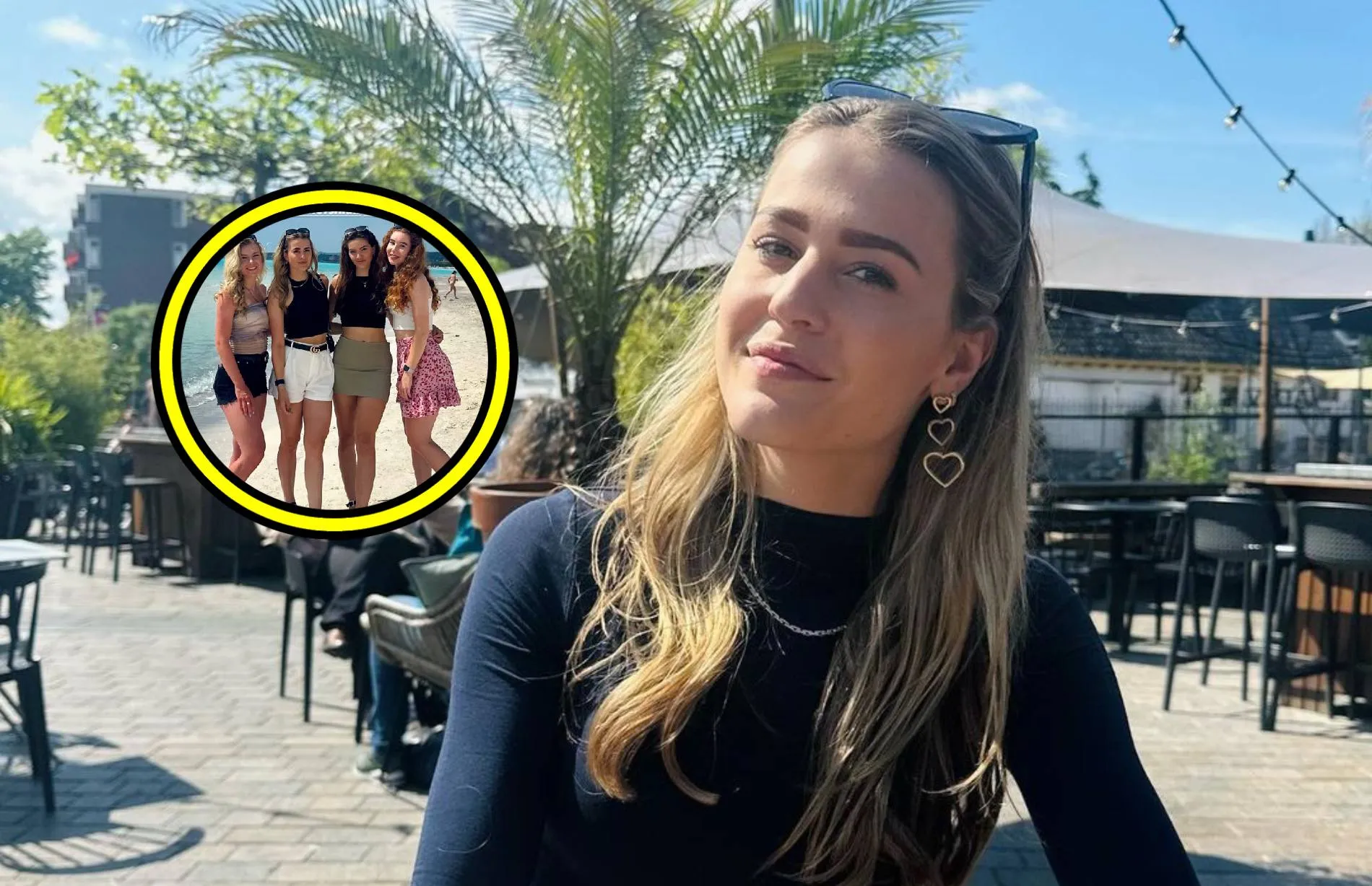 Schaatssters Joy Beune, Pien Hersman, Robin Groot en Michelle de Jong poseren op strand in zomerse outfitjes (foto's!)