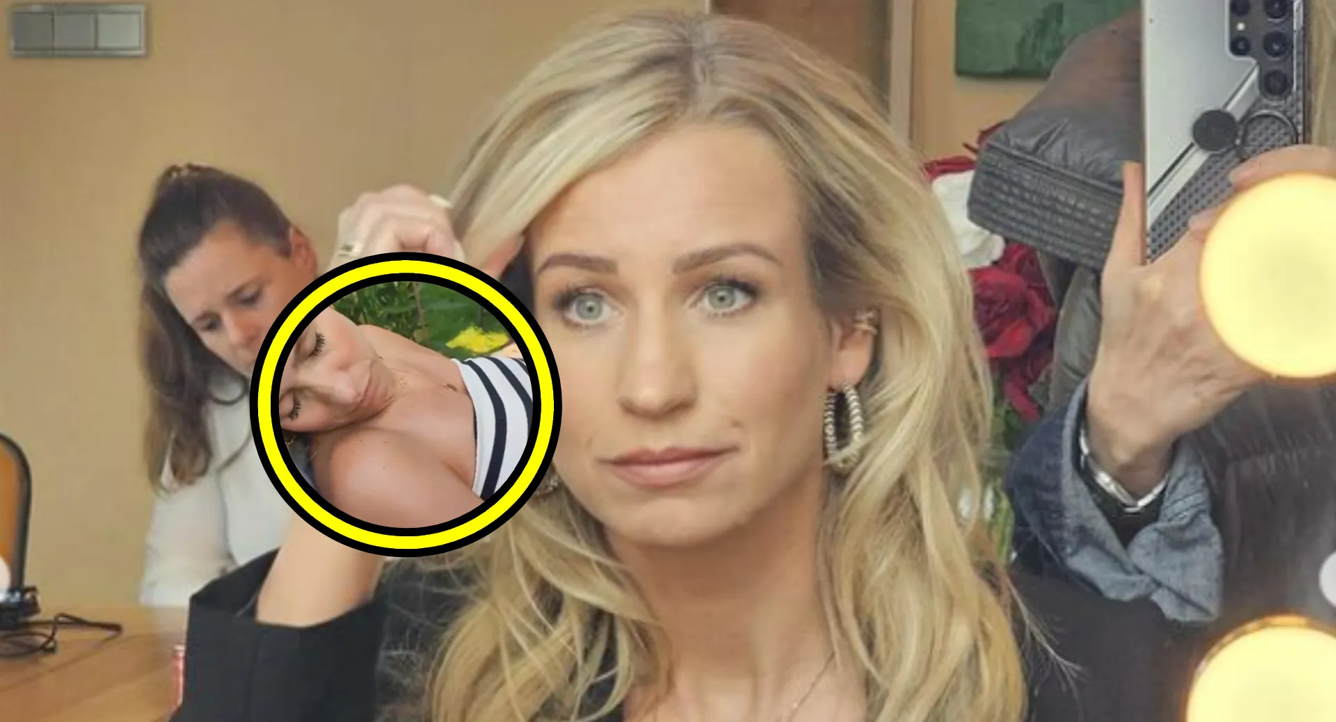 slapende dionne stax stiekem gefilmd in superstrak jurkje met flinke bolling video