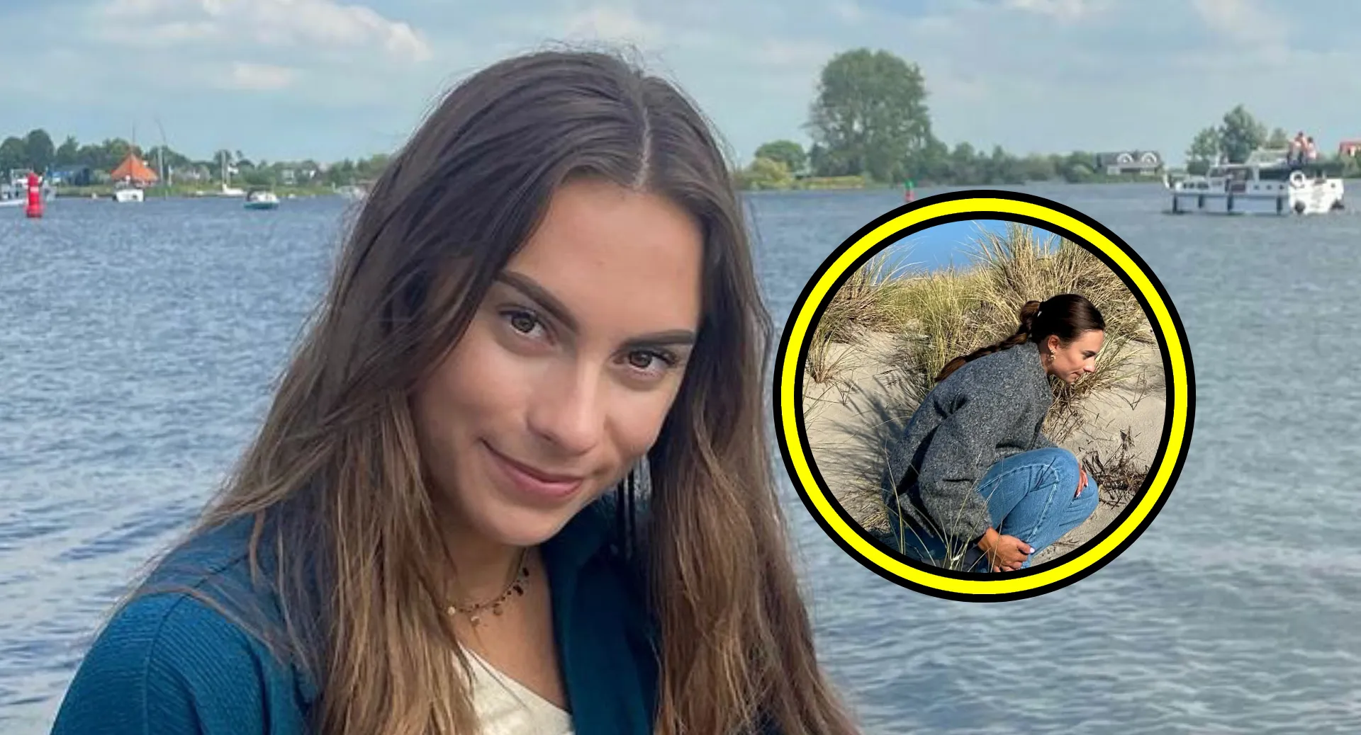 Video: Femke Kok gaat helemaal los in de duinen met kwispelend vriendje