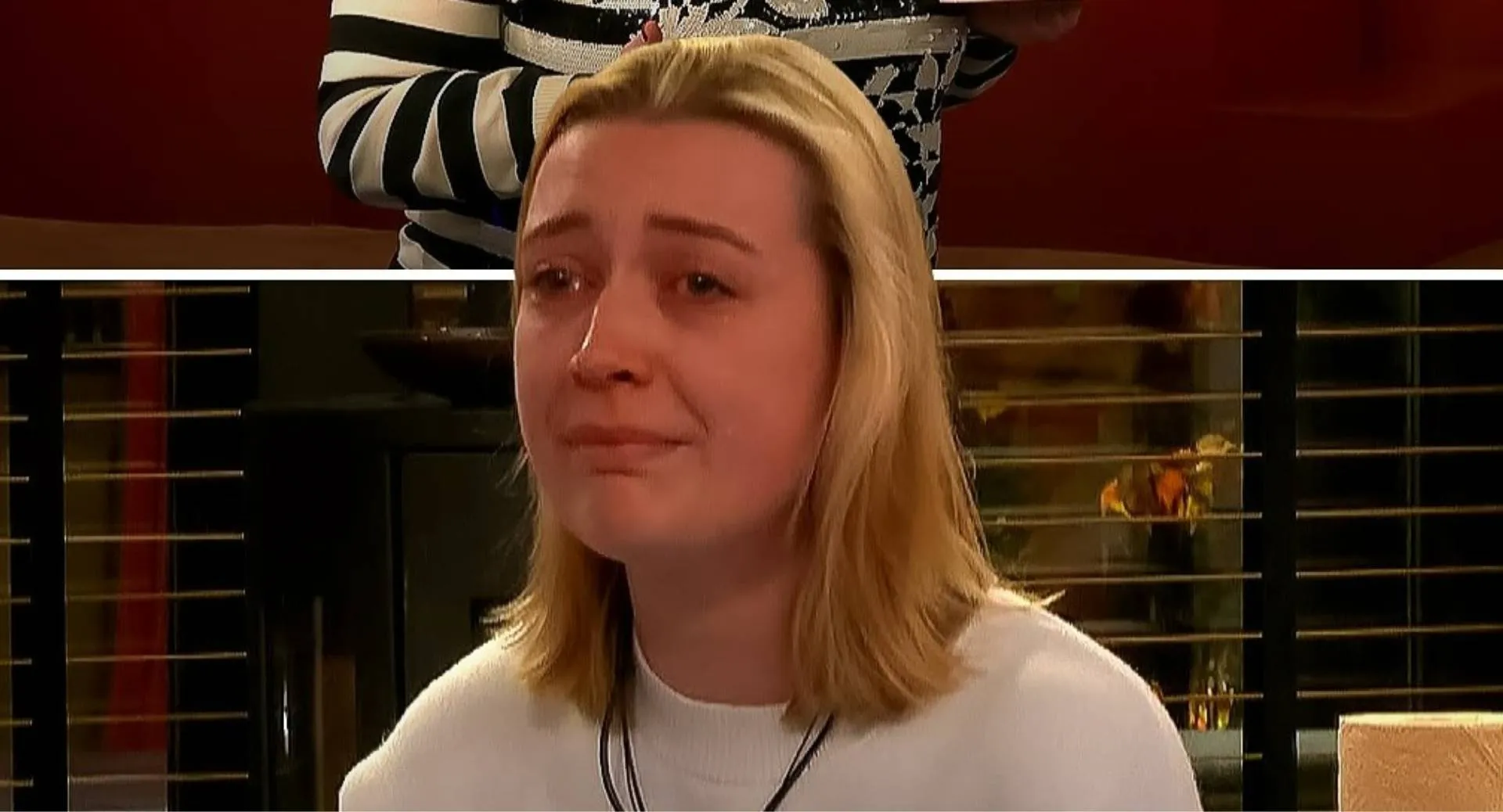Sharice van Big Brother geschokt en in tranen na zéér zeldzaam bezoek van buitenaf (video)