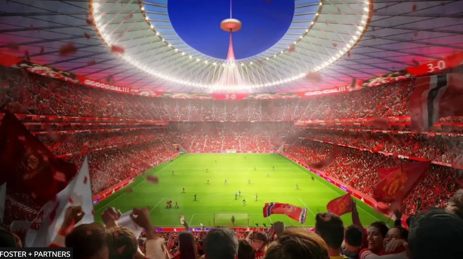Man Utd show new stadium plans after 'circus tent' Old Trafford backlash