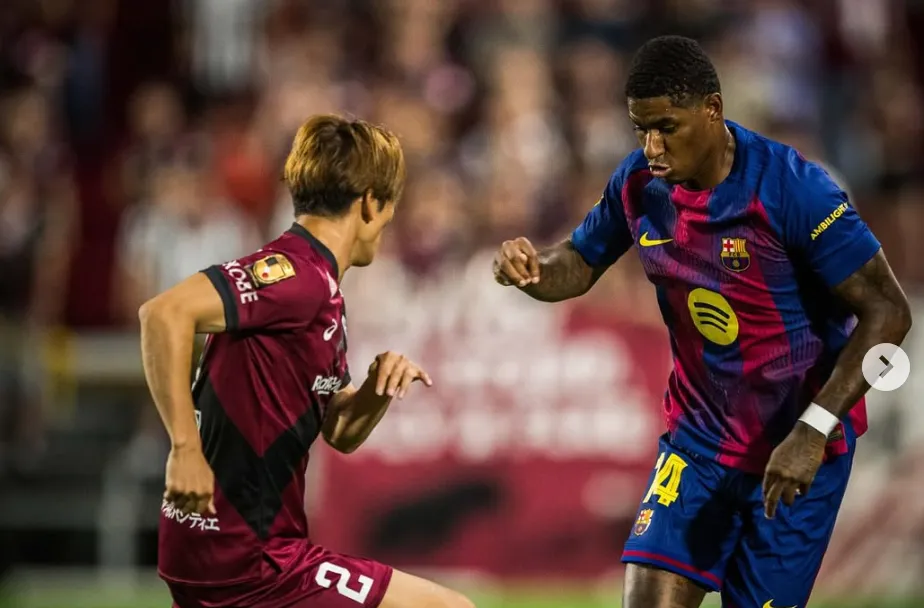 Sub Rashford plays just 33 mins for Barca before he is pulled off by the coach