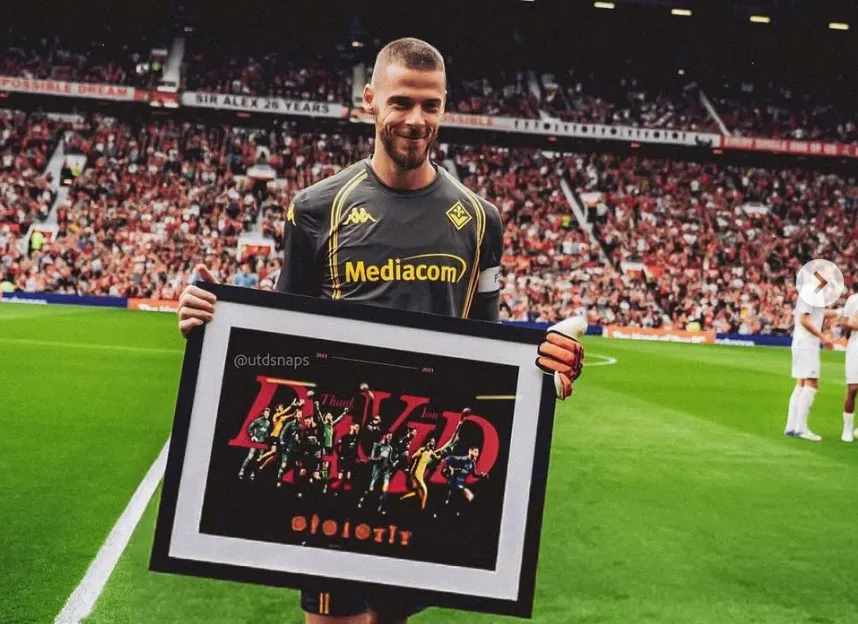 De Gea's 'magical moment' in return to Man Utd for Fiorentina clash