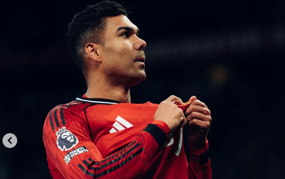 Manchester United midfielder Casemiro