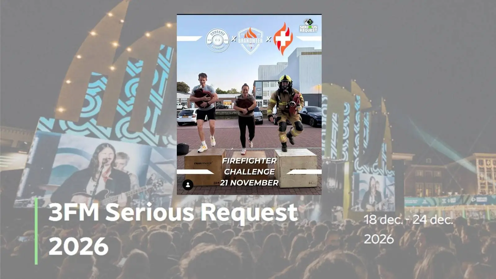 3FM Serious Request Brandweer Veghel 0