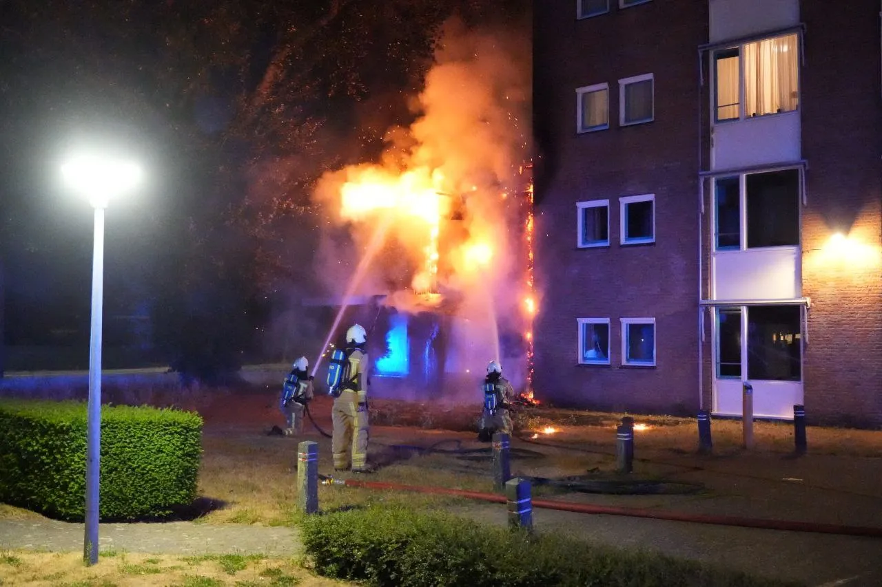 Drie appartementen van zorginstelling aan Reestlaan volledig uitgebrand