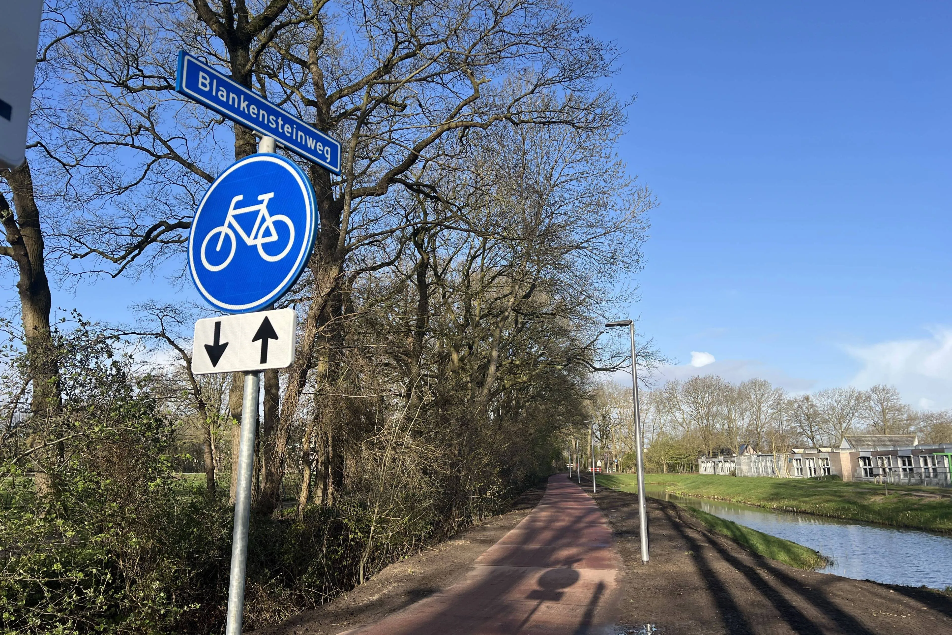 Meppel kruispunt fietspad Blankensteinweg