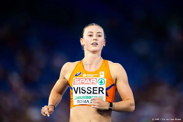 visser verbetert ook in finale nederlands record 100 meter horden