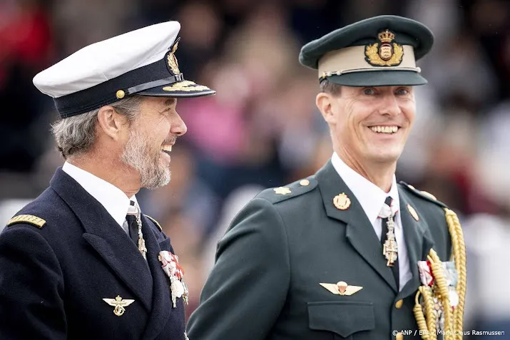 Frederik ontvangt broer Joachim als gast op nieuwjaarsreceptie