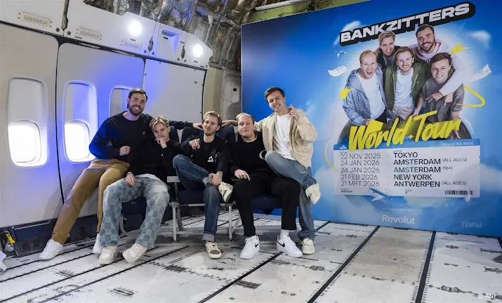De Bankzitters treden ook op in Tokio en New York