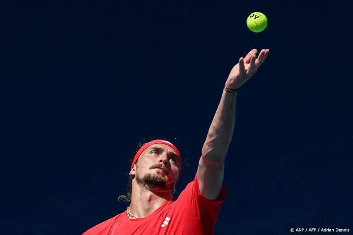 Zverev voor derde keer naar laatste vier Australian Open