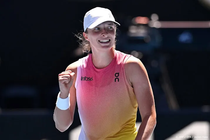 Swiatek verslaat Navarro en bereikt halve finale Australian Open