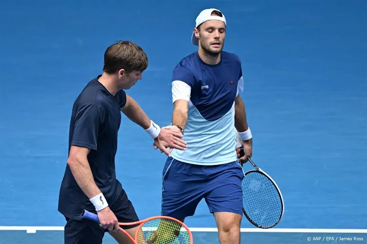 Verbeek haalt finale dubbelspel op Australian Open niet