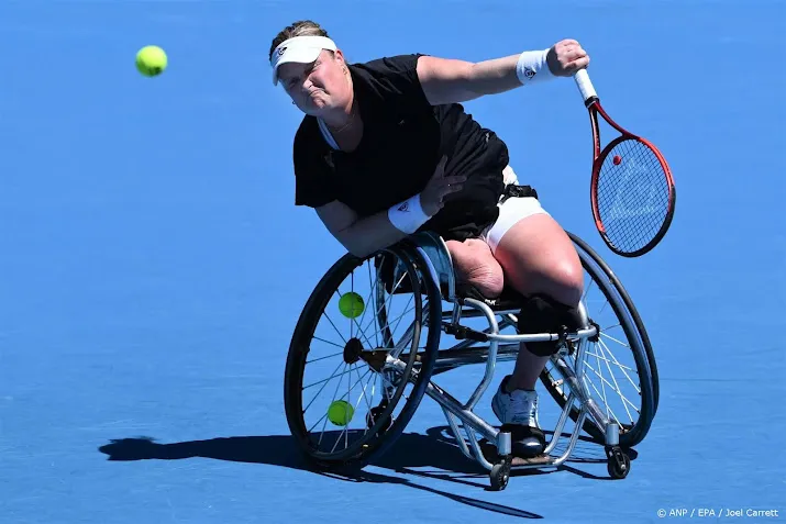 Rolstoeltennisster Van Koot verliest finale Australian Open