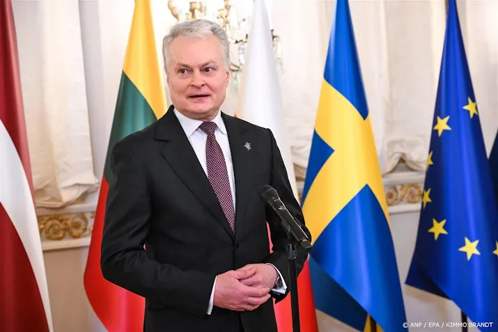 Litouwse president: vredesmacht in Oekraïne kan niet zonder VS