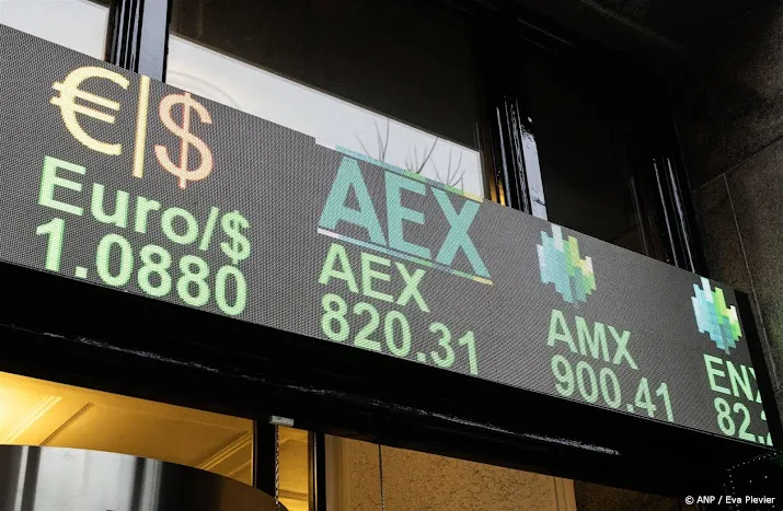 AEX-index op Damrak nadert hoogste stand ooit