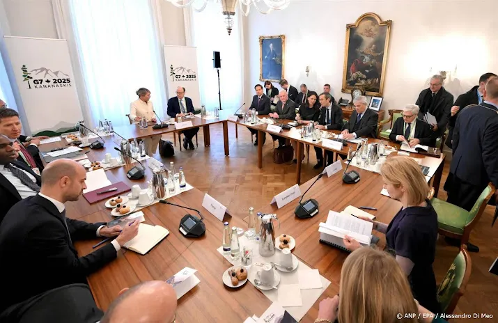 G7: opstelling Rusland bij vredesoverleg bepalend voor sancties