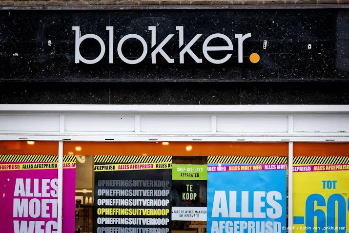 Faillissementsuitverkoop Blokker levert ruim 103 miljoen euro op