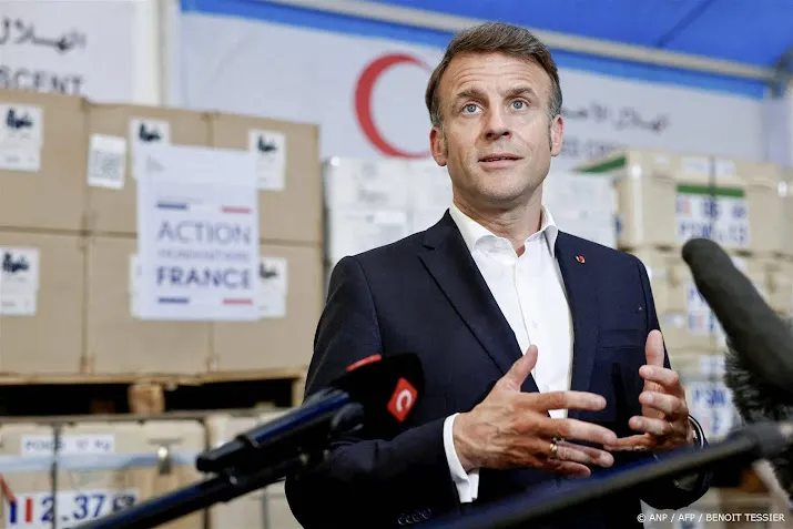 Macron noemt toestand Gazastrook 'ondraaglijk'