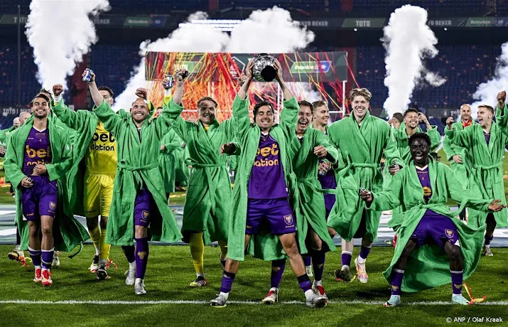 Feest in Deventer na bekerwinst Go Ahead Eagles