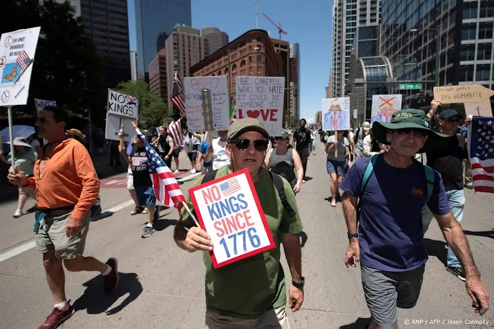 Honderdduizenden protesteren tegen Trump