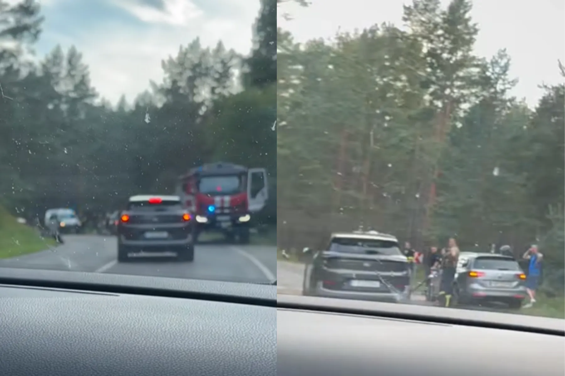 Avarija kelyje 167 / Mūsų Neringa grupės nuotr.