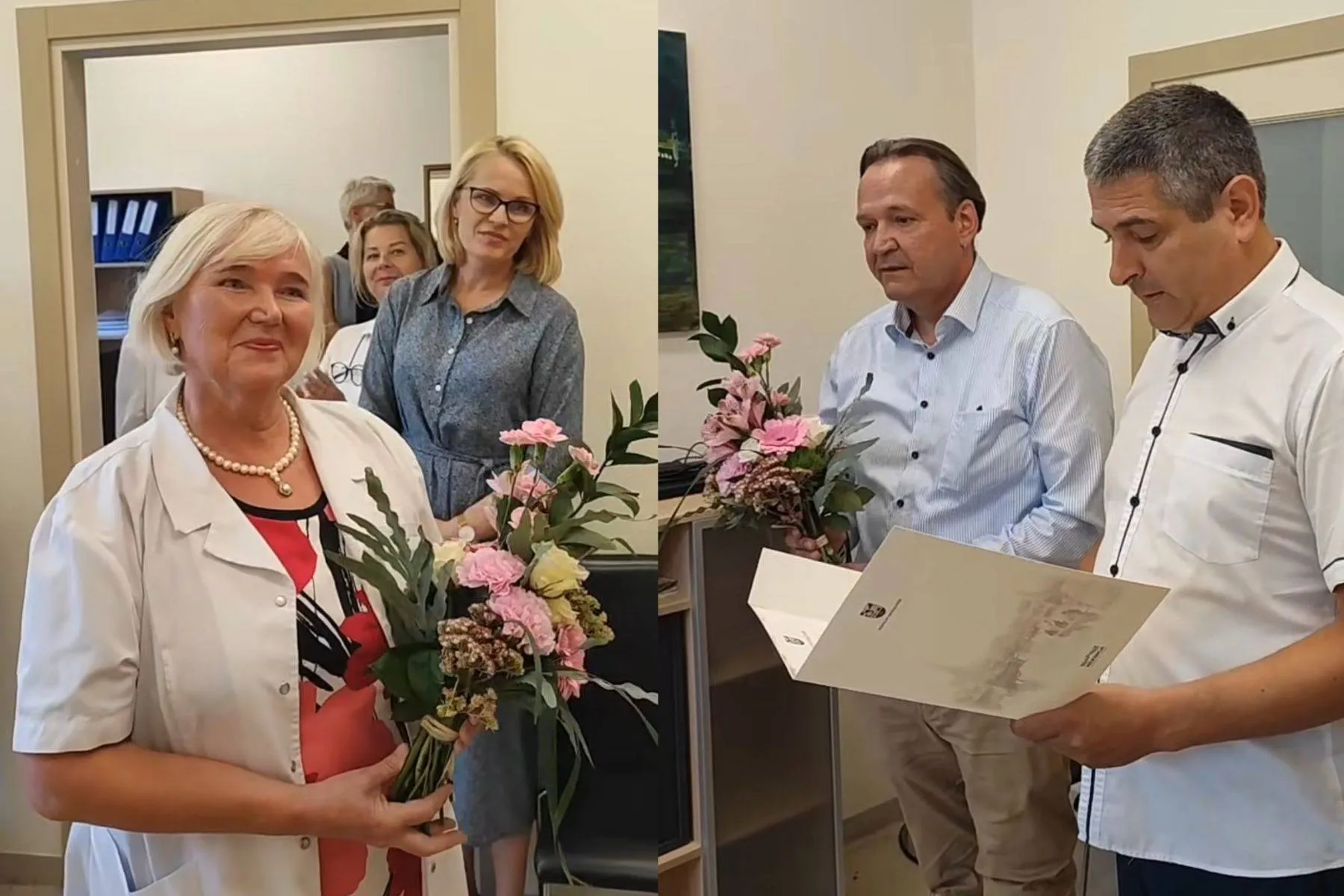 Sveikinimai gydytojai Olgai Fedorčevai / Stopkadras