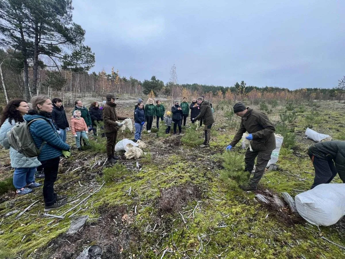 Akcija „Saugokime Kuršių nerijos miškus ekologiškai“ / Organizatorių nuotr.