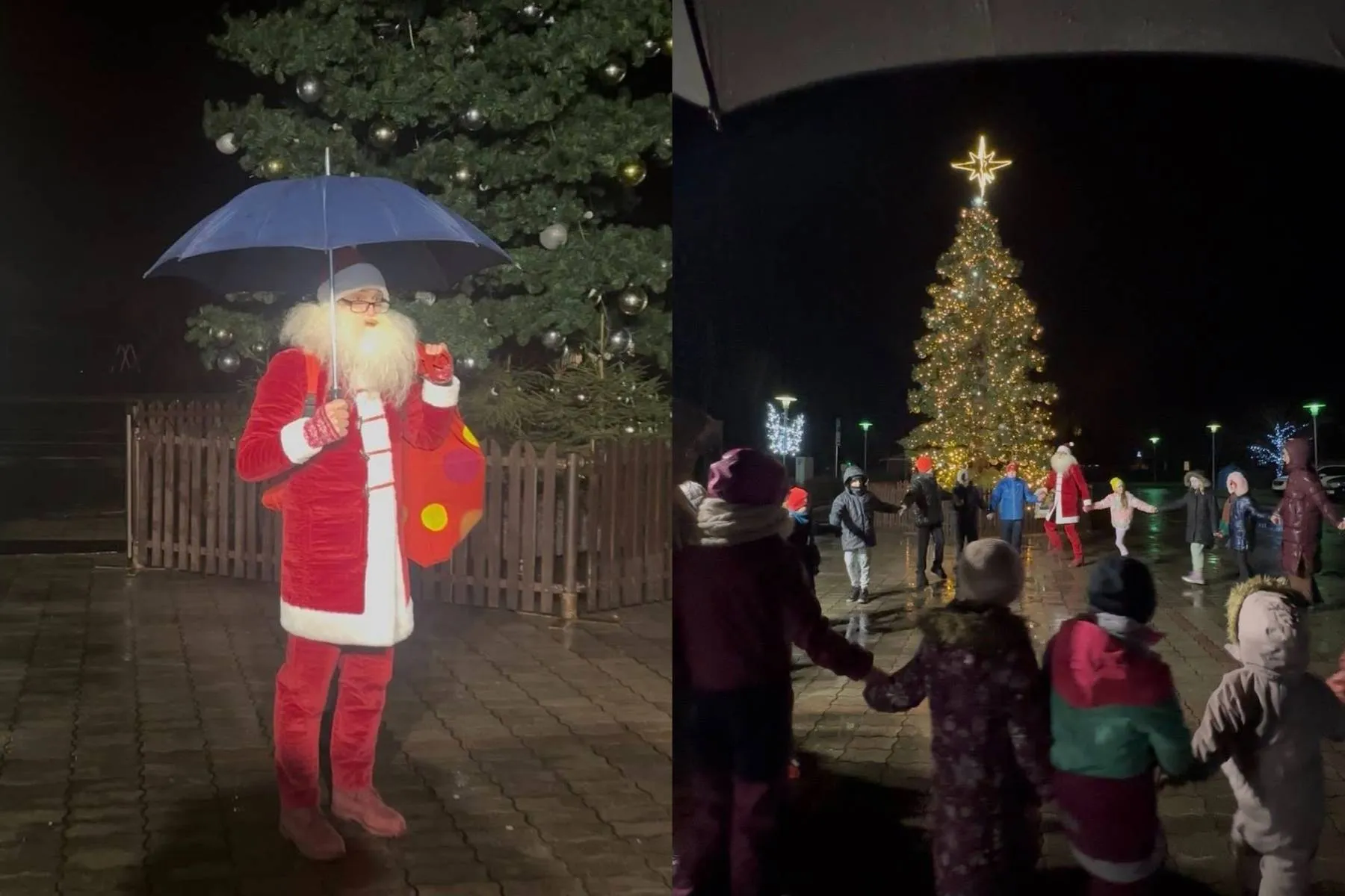 Juodkrantės eglutės įžiebimas / Liudviko Rėzos kultūros centro nuotr.