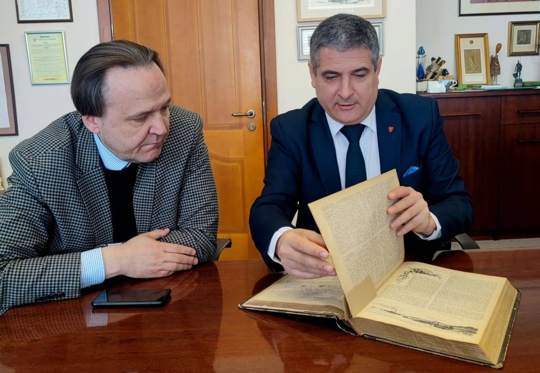 Narūnas Lendraitis ir Darius Jasaitis / Savivaldybės nuotr.