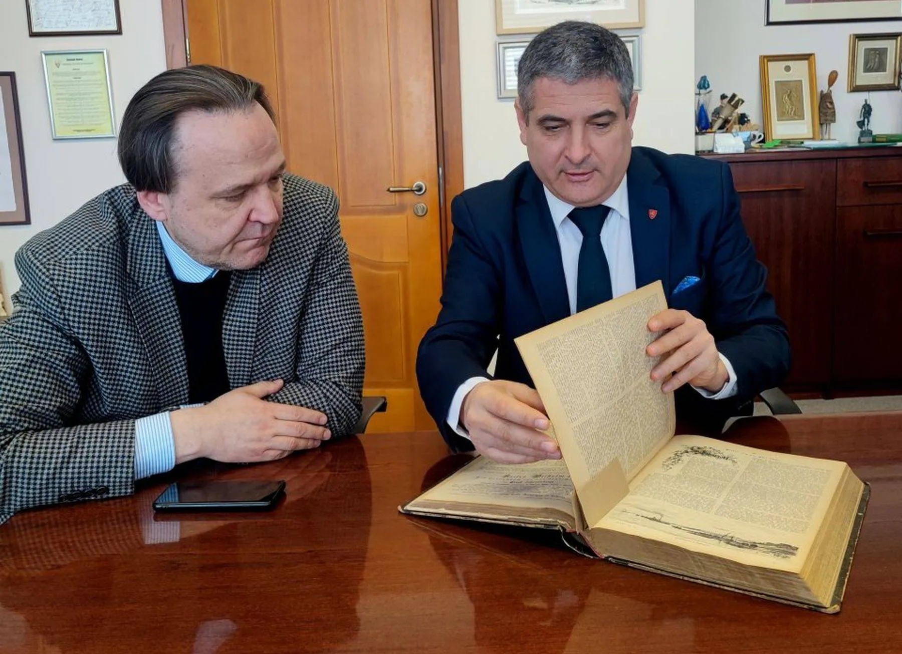 Narūnas Lendraitis ir Darius Jasaitis / Savivaldybės nuotr.