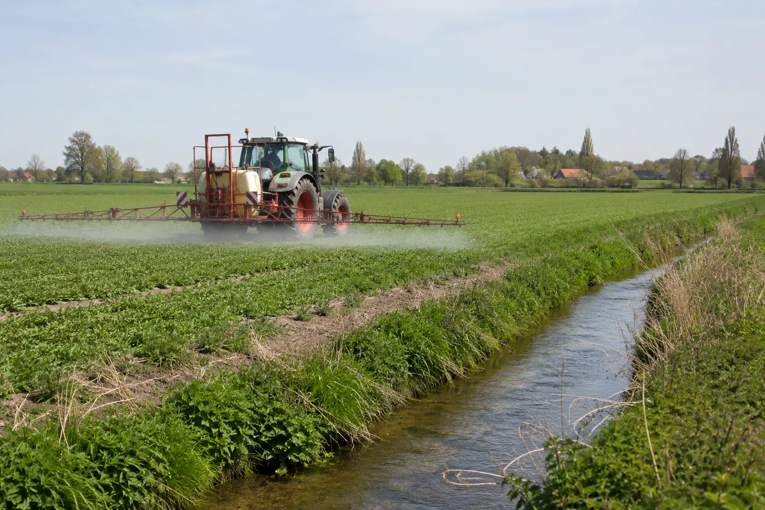 landbouw pesticiden sproeien