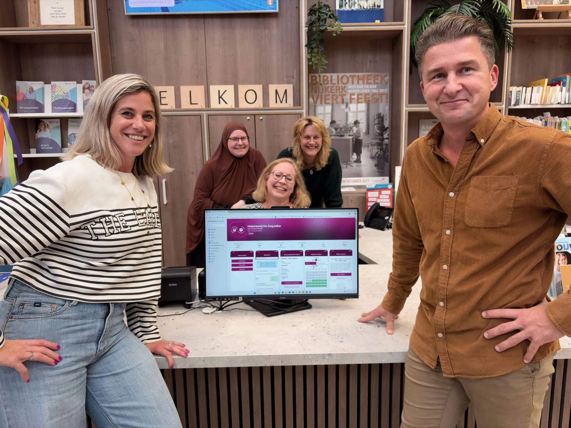 2025-11-21 medewerkers van bibliotheek nijkerk en Huisartsen van de Nije Veste