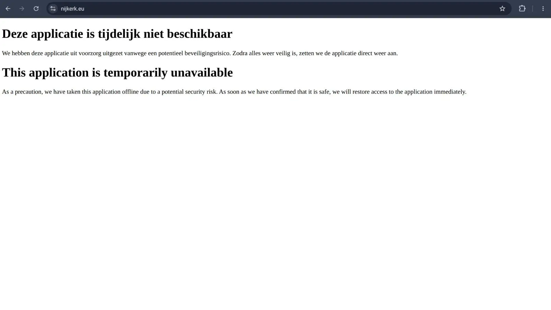 2026-10-21 gemeente site off line