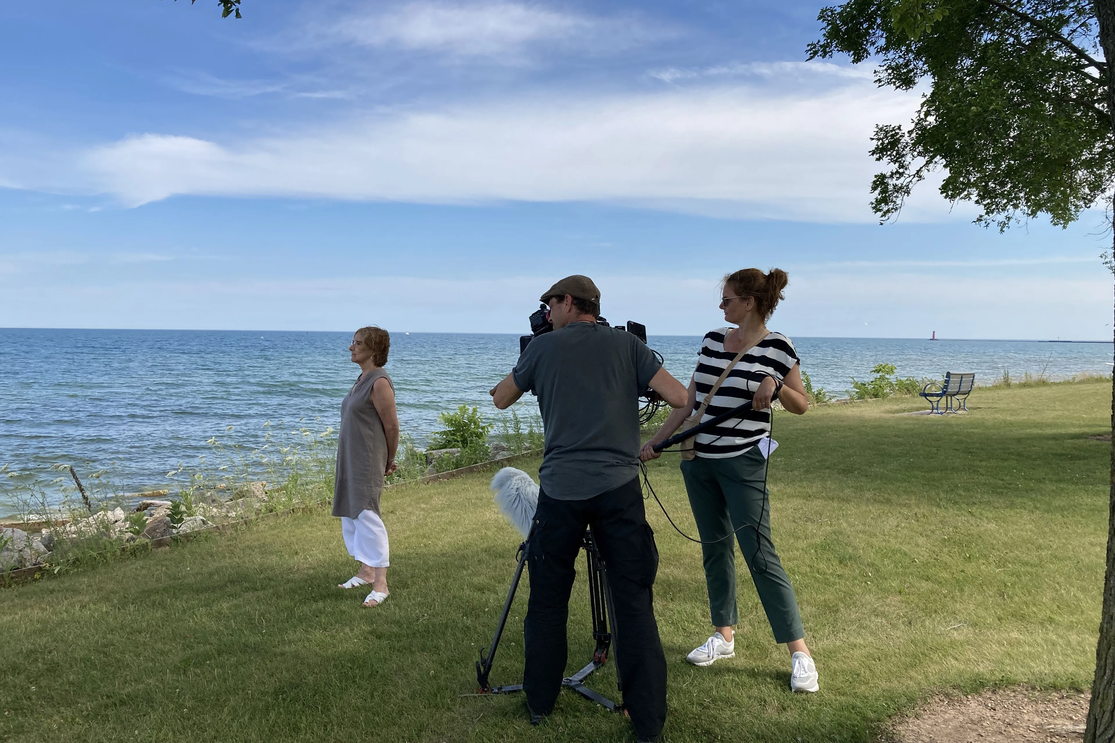 maarten en diny bij lake michigan foto omroep gelderland